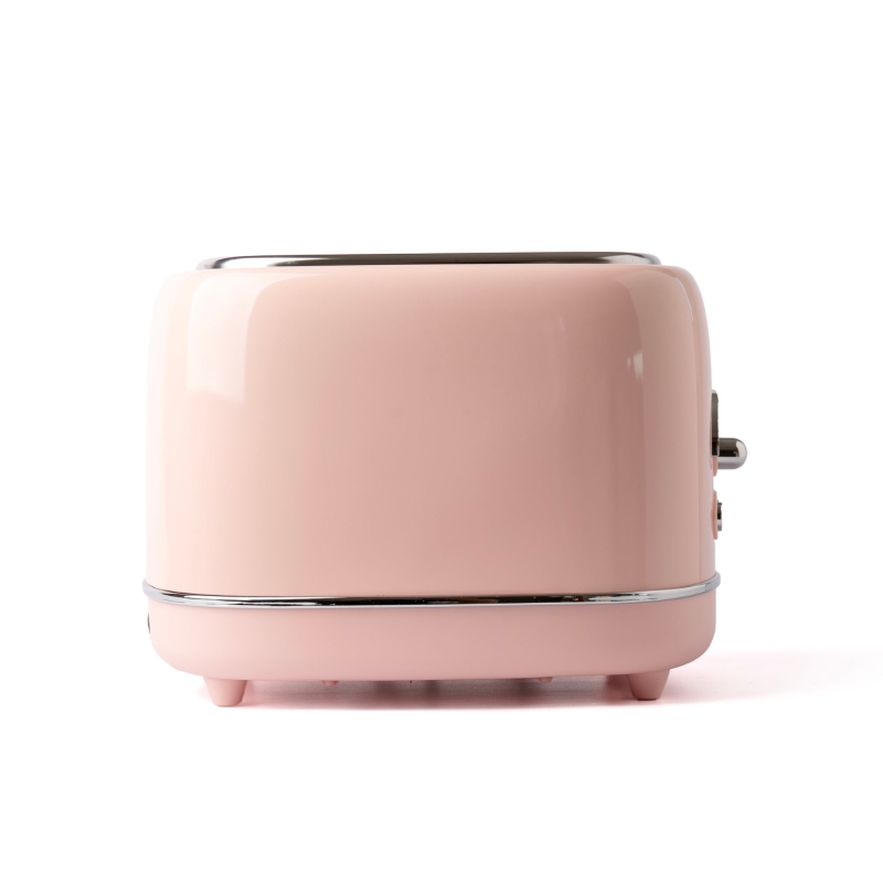 Tostapane per 2 fette, completamente automatico & multifunzionale con 6 livelli di doratura, 31x33x24 cm, Rosa
