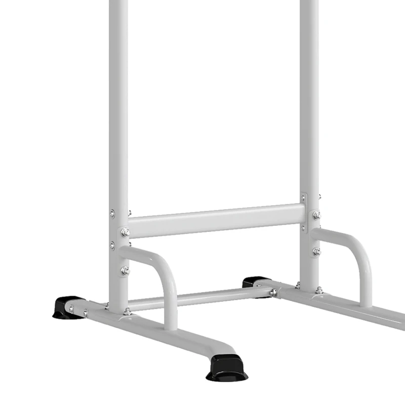 SPORTNOW Power tower dip barre de traction autoportante réglable en hauteur cadre acier 91,5 x 97,5 x 176,5-227 cm pour la maison