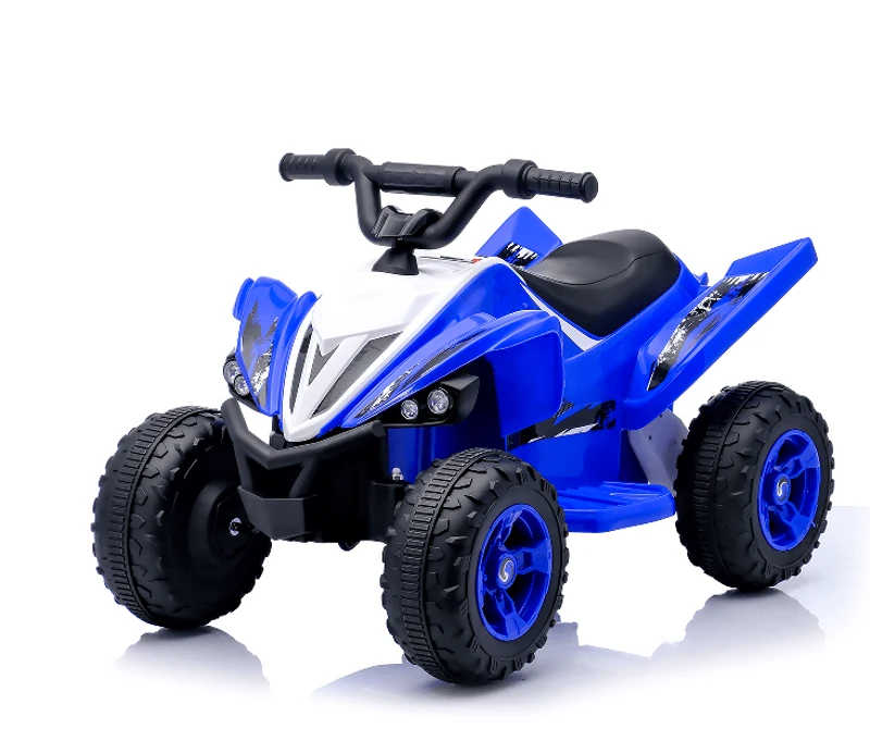 Quad elettrico per bambini 12V, due velocità (alta/bassa) e avanti/indietro, 85x55x55,3 cm, Blu
