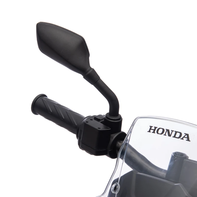 AIYAPLAY Licensed Honda 12V Kids Electric Motorbike with Training Wheels, Soft Start, Headlights, Music for 3-6 Years, Blue