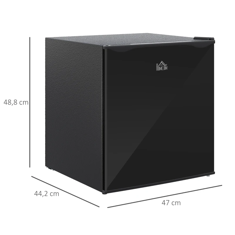 HOMCOM mini vriezer, 35 L, wit, 47 x 44,2 x 48,8 cm(m-3)