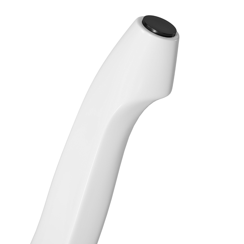 HOMCOM Banc de Piano, Tabouret Piano Réglable en Hauteur 45-56 cm, Banc de Clavier, Siège Rembourré en Velours, Blanc