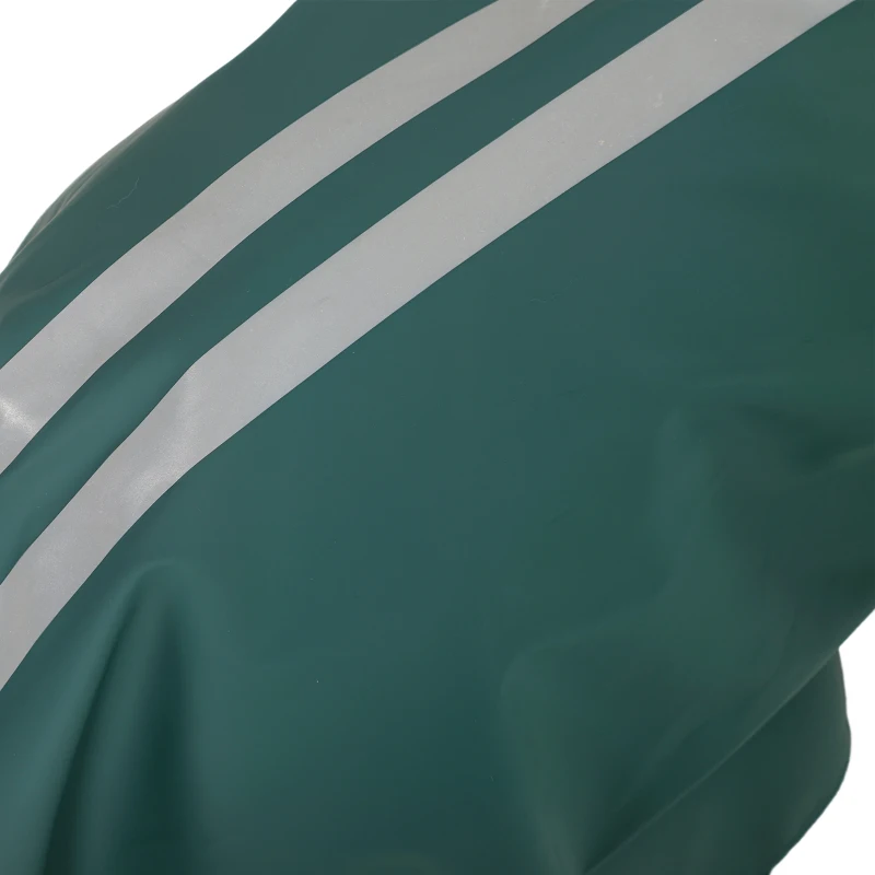 PawHut Impermeable para Perros con Capucha Orificio para Correa y Tiras Reflectantes para Perros de Talla Gigante Verde