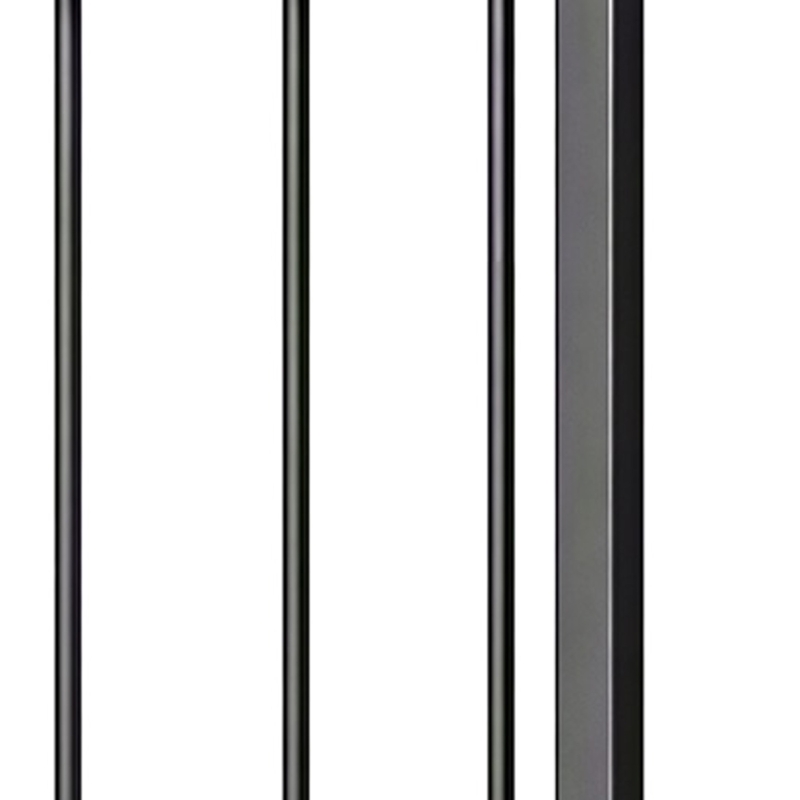 Outsunny Serviteur de Cheminée 6 Pièces avec Sac à Bûches, Brosse, Pelle, Tisonnier, Pince et Support, 30 x 22 x 86 cm, Noir