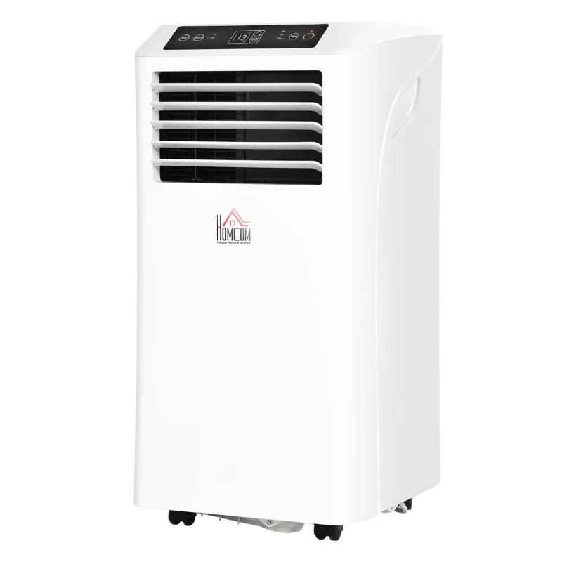 HOMCOM Mobiele airconditioning 3-in-1 airconditioner ontvochtiging 2,6 kW afstandsbediening ABS