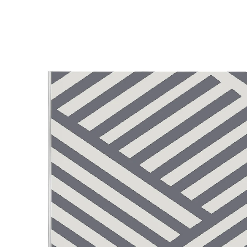Outsunny Plastic Straw Reversible RV Outdoor Rug with Carry Bag, 182 x 274cm, Grey and Cream