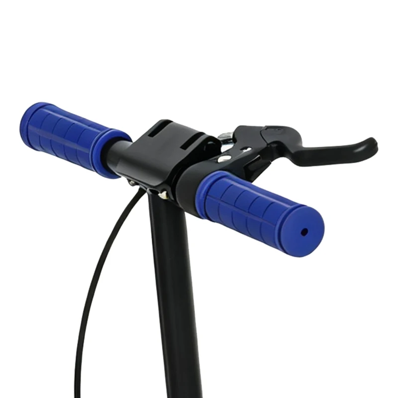 AIYAPLAY Trottinette enfants 3 à 8 ans, trottinette pliable à 2 roues LED roues lumineuses, 4 réglages en hauteur, bleu