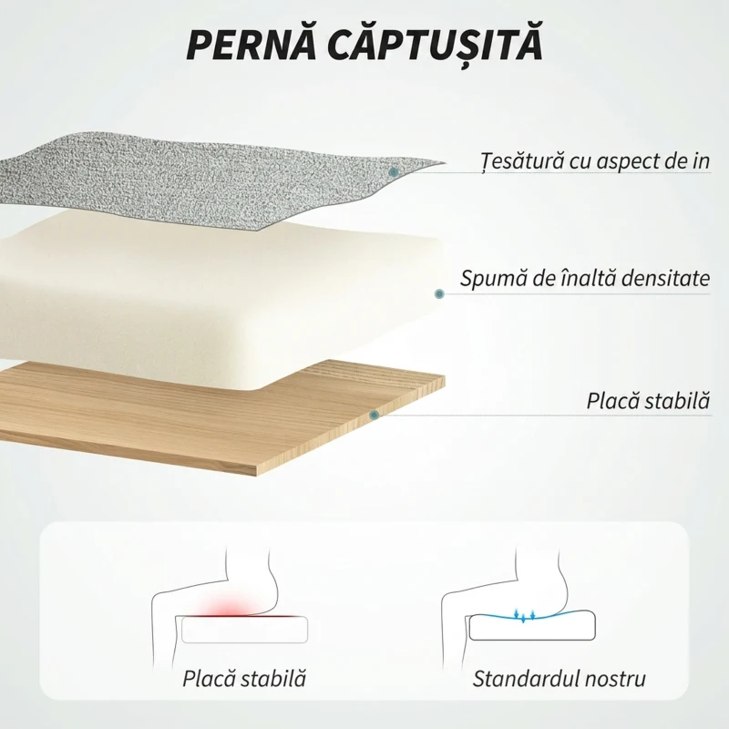HOMCOM Scaun de Birou Ergonomic cu Spătar Înalt, Înălțime Reglabilă, Funcție de Leagăn și Brațe, 63x70x102-112 cm, Gri