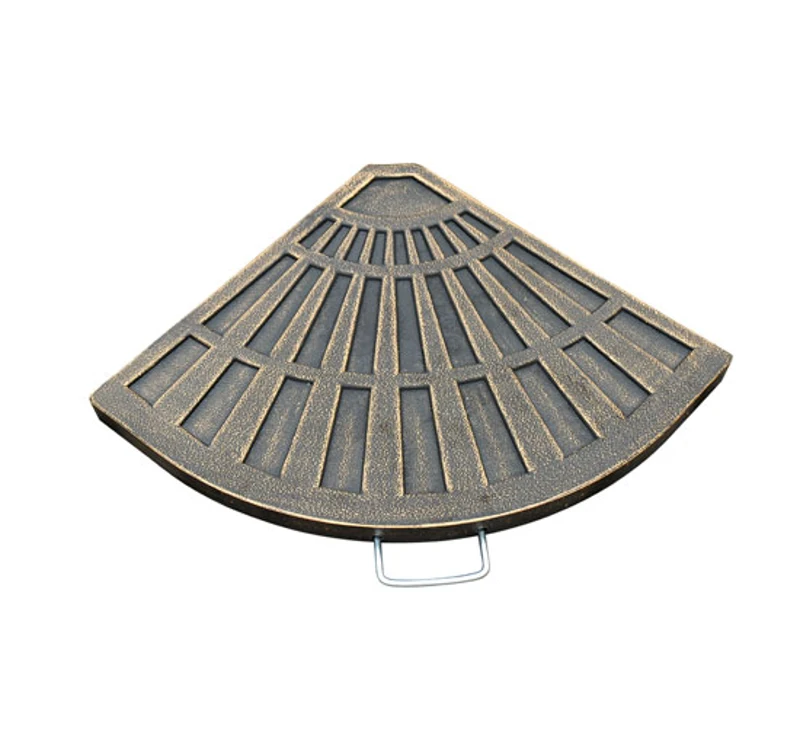 Outsunny Lot de 2 Poids de Lestage pour Parasol de Jardin 65 x 48 x 3,3 cm