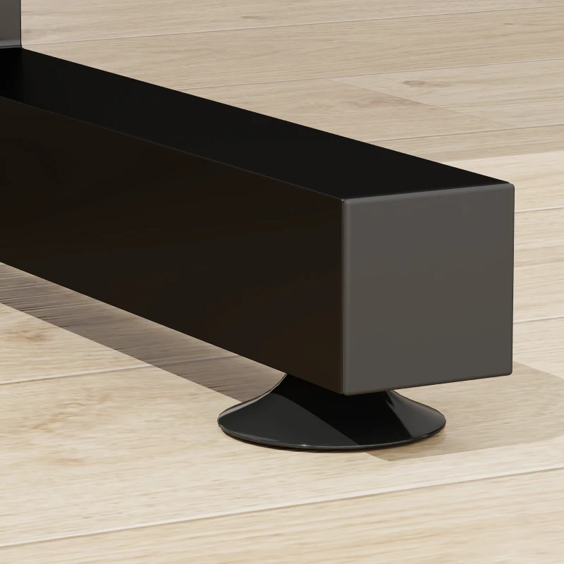 HOMCOM Mesa de Dibujo Inclinable 0°-85°, Escritorio de Dibujo Regulable en Altura con Tope Antideslizante, Estructura de Acero, Negro