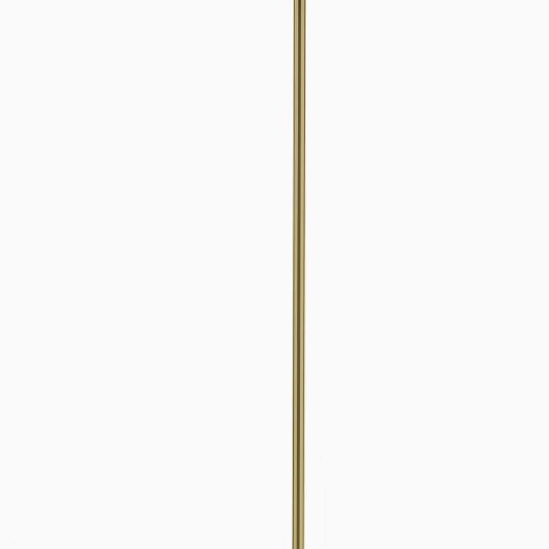 HOMCOM Floor Lamp, Modern Standing Lamp with Linen Shade and Foot Switch, Tall Lamps for Bedroom, Bulb not Included, Gold Tone