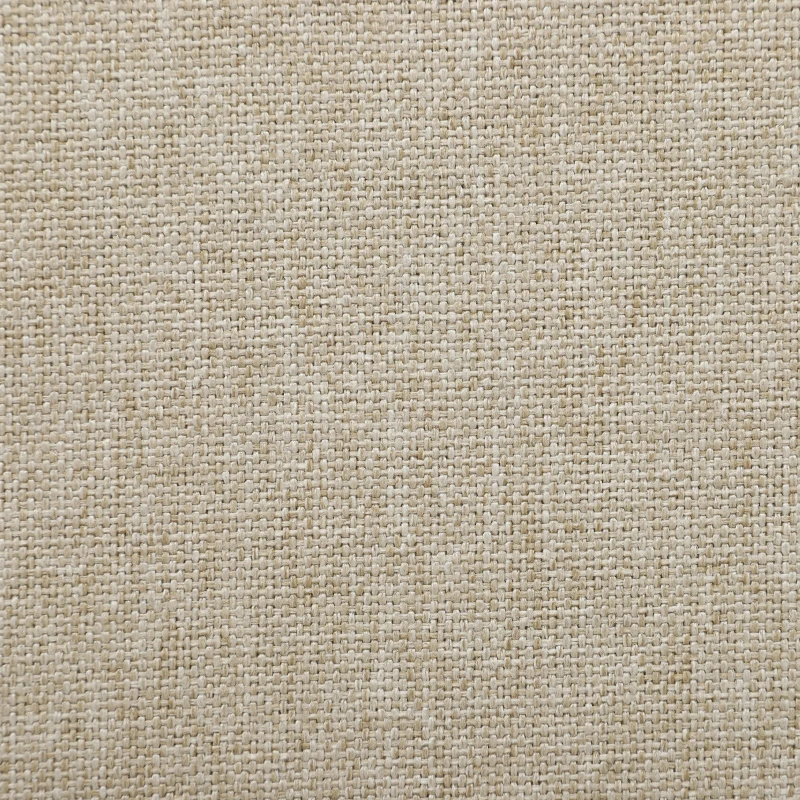 HOMCOM Accent Chair, Removable Pillow Linen Armchair with Comfy Spring Cushion for Living Room, Bedroom, Study, Cream