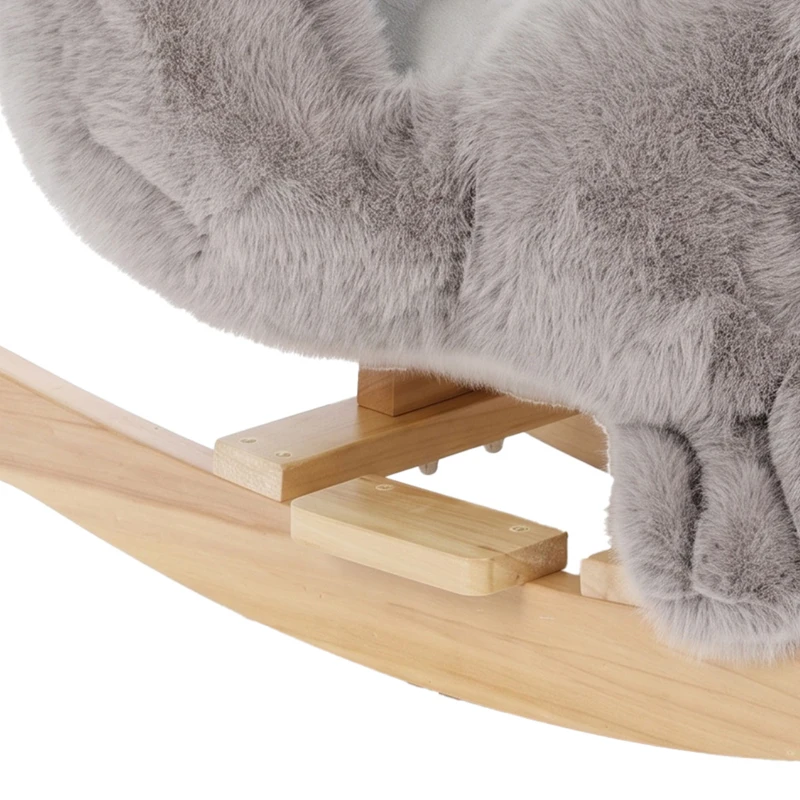 AIYAPLAY Baby Rocking Horse, Seal Rocking Animal with Sounds and Belt for Toddlers 12-36 Months,