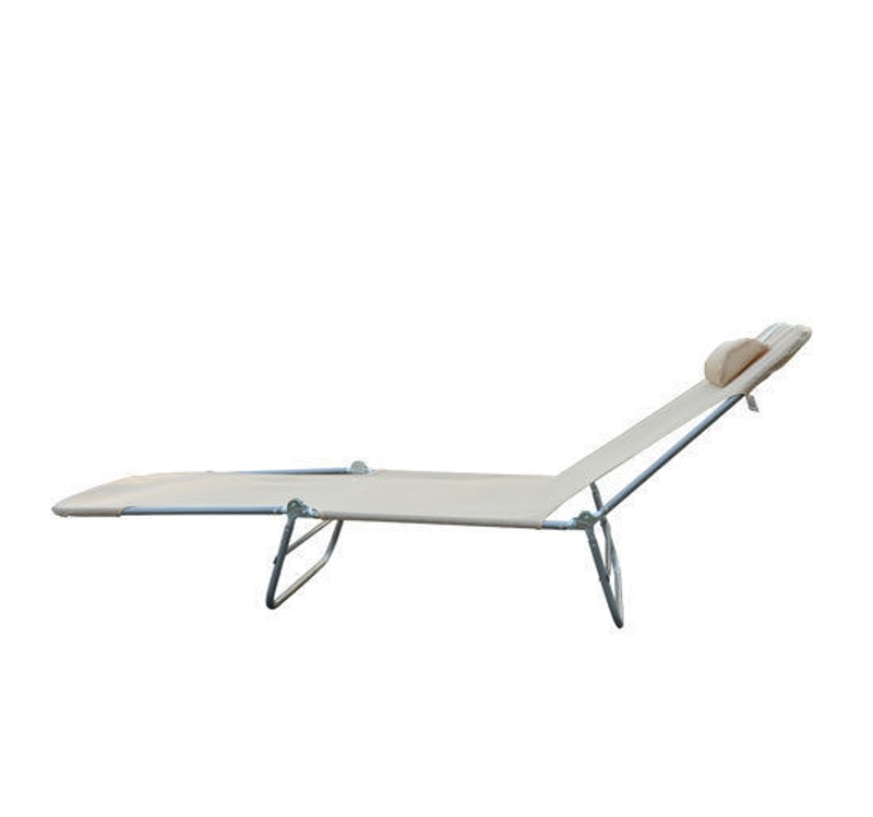 Outsunny Ligstoel liggen ligbank voor buiten stoel relax lounger lounger voor in het bad tweebenig 4 kleuren