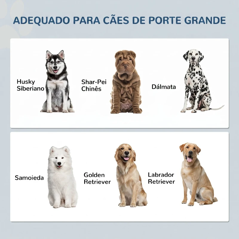 PawHut Comedouro Elevado para Cães com 2 Tigelas em Aço Inoxidável 2x2 L, Arrumação 37 L e 2 Portas com Trincos, Branco