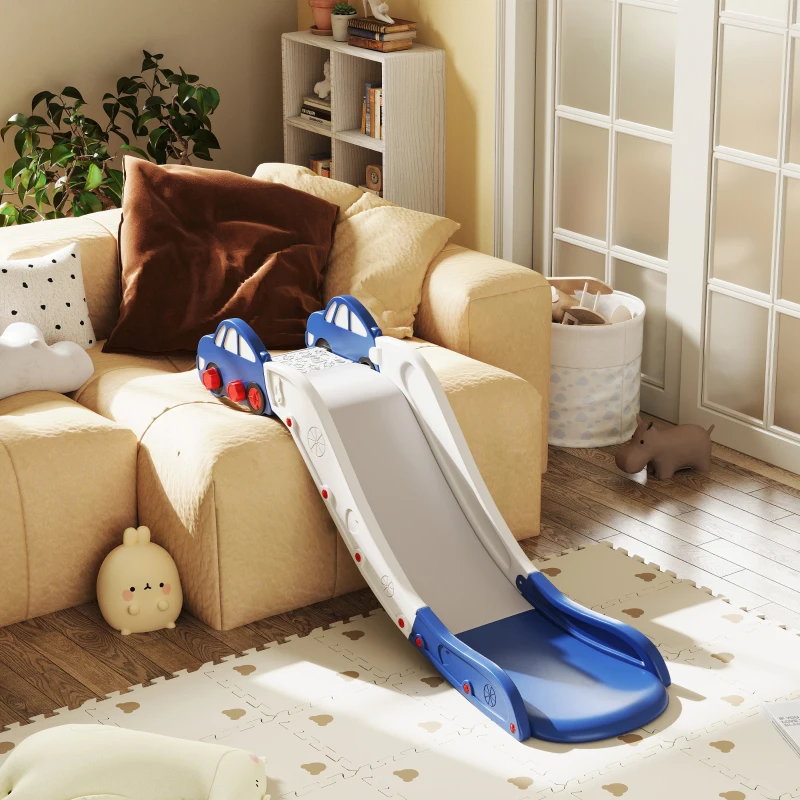 AIYAPLAY Kids Slide for Bed, Sofa, with Extended Length, Easy to assemble and Store, Blue