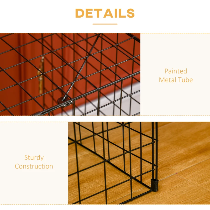 HOMCOM Extendable Fire Guard Screen, Freestanding Fire Screen Spark Guard, Folding Fireplace Cover, Wire Mesh, Child & Pet Safety Barrier for Fireplaces, 81.5-160cm, Black