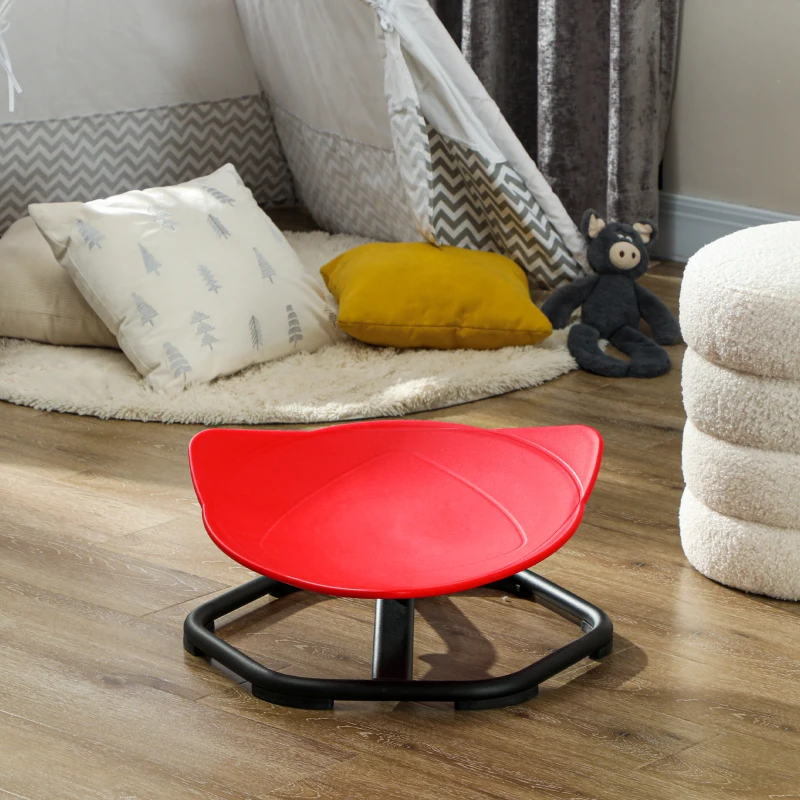 AIYAPLAY Sensory Spinning Chair for Kids, for Coordination, Balance, Red