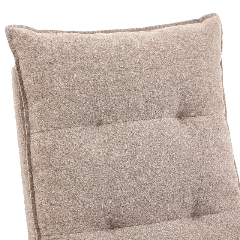 HOMCOM Recliner Armchair, Chenille Recliner Chair with Massage and Heat, 360° Swivel Rocking Manual Recliner, Brown