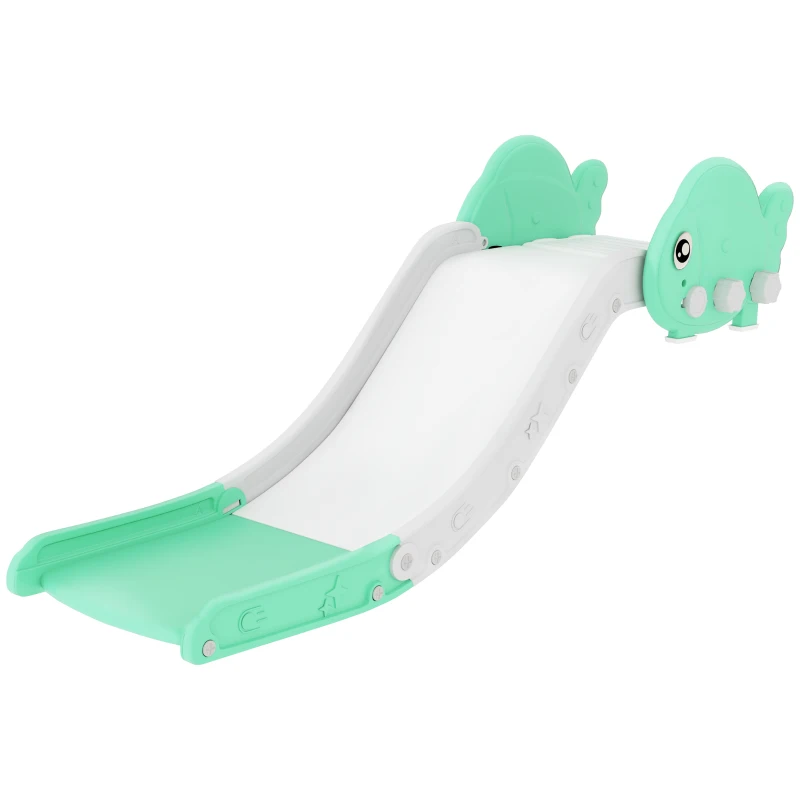 AIYAPLAY Kids Sofa Slide with 130cm Extended Length, HDPE Toddler Slide for Sofa, Bed, Stairs, Easy Assemble & Storage, Green