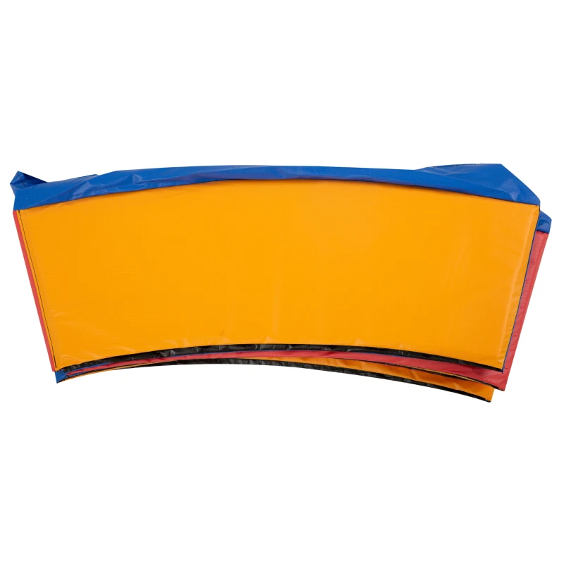 HOMCOM Coussin de protection pour trampoline de remplacement Ø 366 cm résistant aux rayons UV, anti déchirure rouge