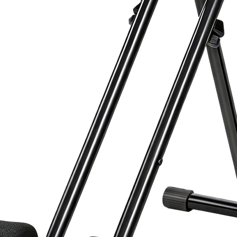 SPORTNOW Aparato de Abdominales Plegable con Pantalla LCD, Doble Riel, Espuma PVC, Marco de Acero, 92x41x83cm, Negro