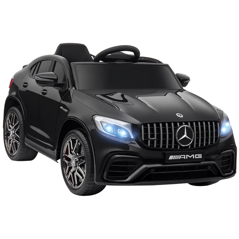 HOMCOM Kindervoertuig afstandsbediening elektrische auto Mercedes-Benz MP3 3-8 jaar 2 kleuren