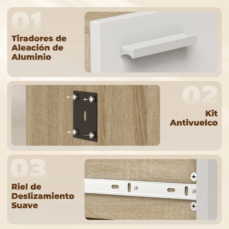 HOMCOM Recibidor de Entrada con Espejo Zapatero Abatible Cajón Mesa Pequeña 61x30x170 cm Blanco