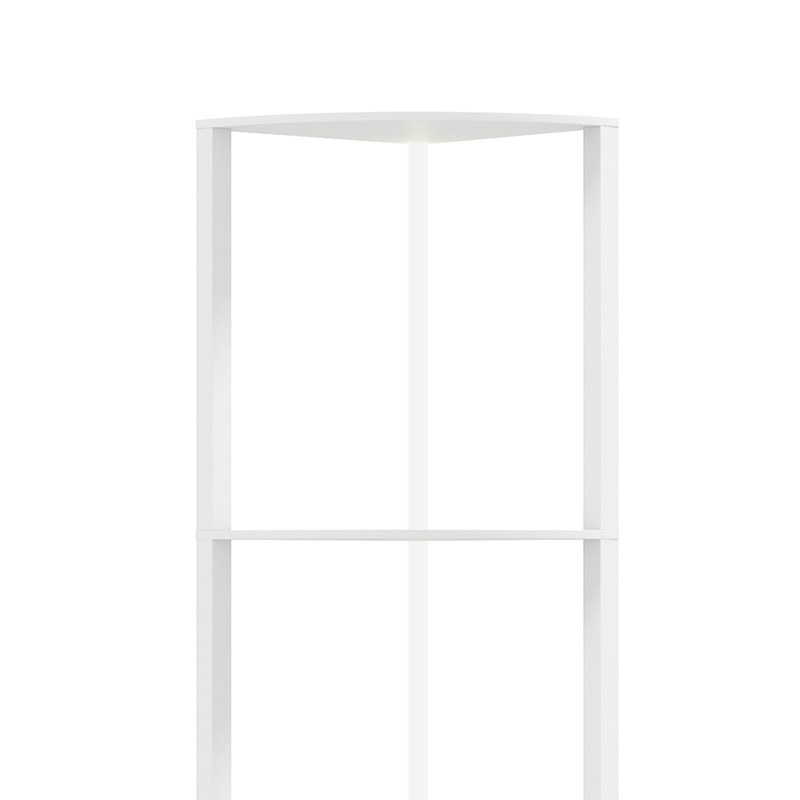 HOMCOM LED vloerlamp met 5 planken, dimbaar, RGB-kleurwissel en afstandsbediening