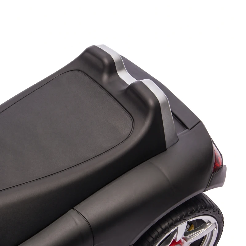 AIYAPLAY Ride on Car, Porsche Licensed Toddler Push Car with Horn, Headlights, Sound and Steering Wheel for 18-36 Months, Matte Black