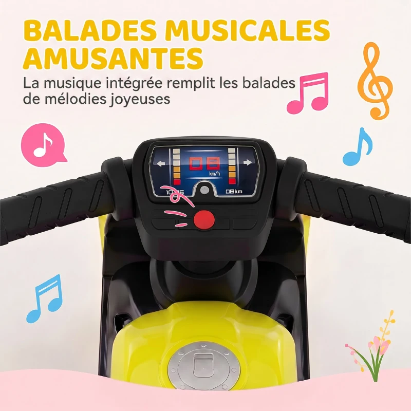AIYAPLAY Draisienne pour Enfant, Vélo d'Équilibre avec Musique et Roues Extra-Larges, pour Filles et Garçons 18-36 Mois, Vert