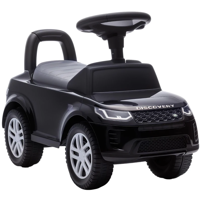 AIYAPLAY LAND ROVER DISCOVERY jeździk, samochodzik z klaksonem i odgłosami silnika, schowek pod siedzeniem 18-36 miesięcy Czarny