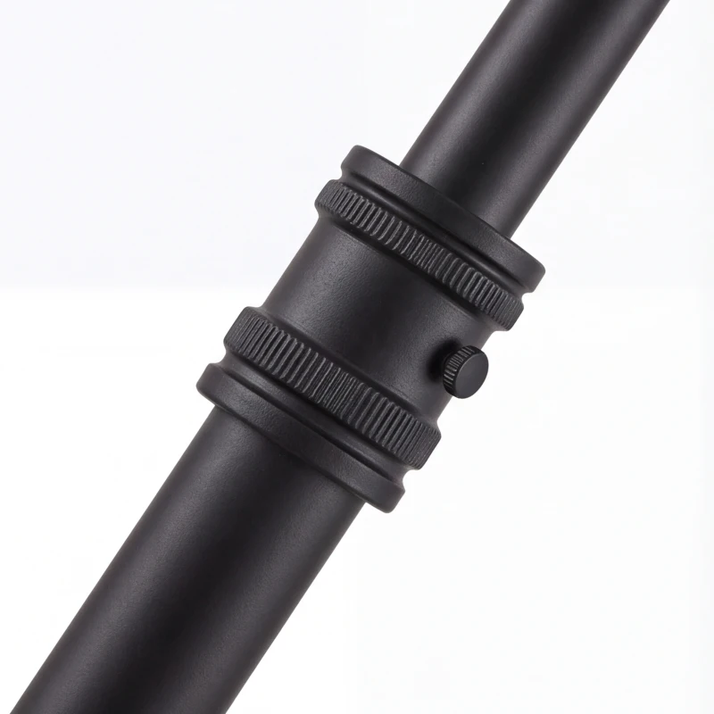HOMCOM Vloerlamp met afstandsbediening, in hoogte verstelbaar, stoffen kap, metalen standaard, instelbare helderheid, voetschakelaar, zwart