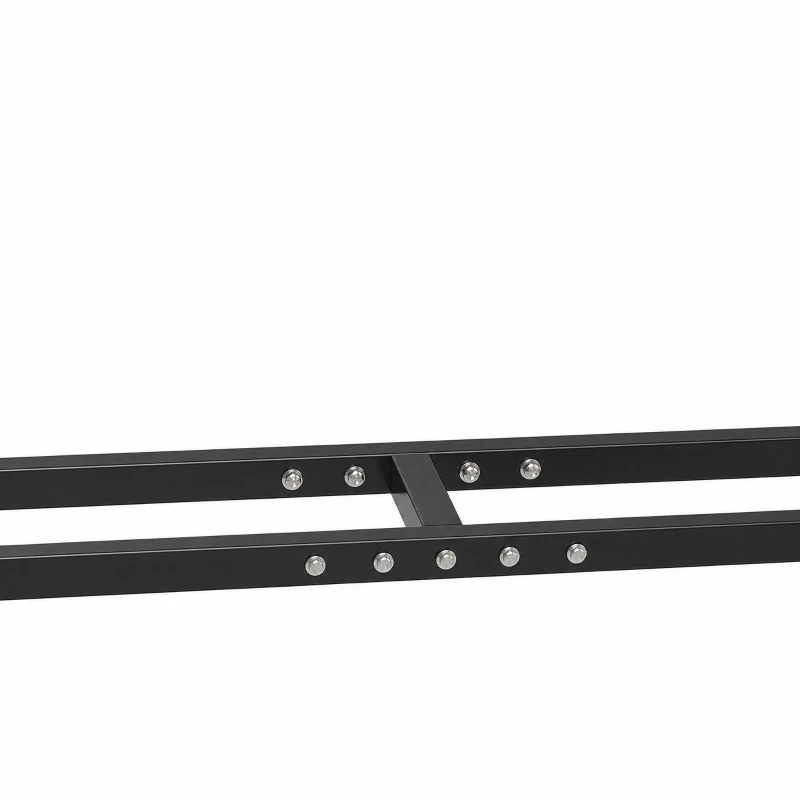 Outsunny Brandhoutrek 202 x 25 x 113 cm met 600D Oxford-hoes, stalen frame, tot 500 kg, zwart