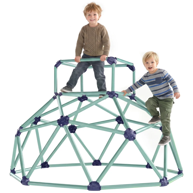AIYAPLAY Klimkoepel Ø182,5 cm UV-bestendig, waterdicht klimkoepel voor kinderen tot 90 kg, voor 3-8 jaar kunststof blauw
