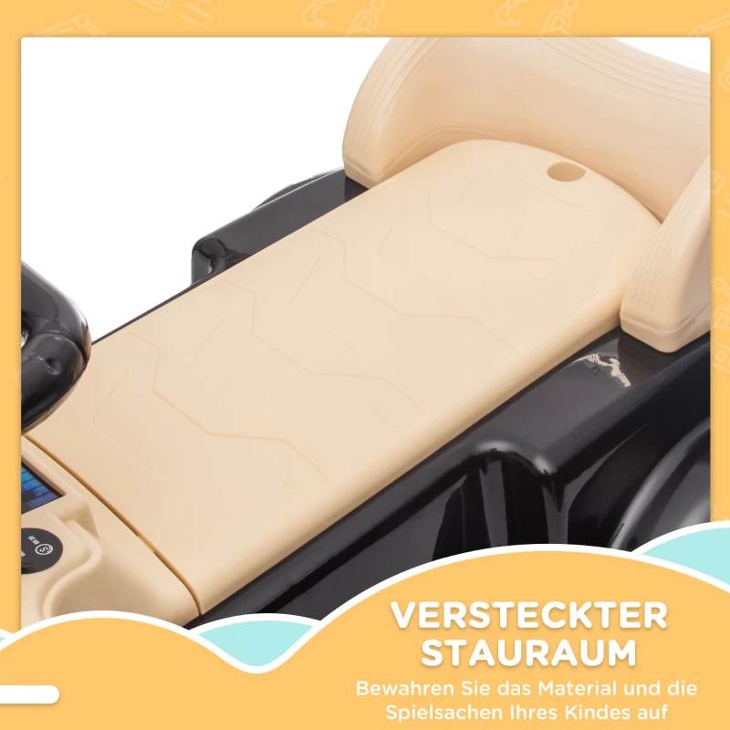 AIYAPLAY Ritsauto Kindervoertuig Mercedes Benz Design 300 S Design, Zwart