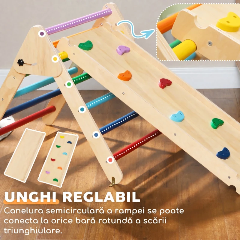 AIYAPLAY Joc de Cățărare pentru Copii 18-48 Luni, Multicolor