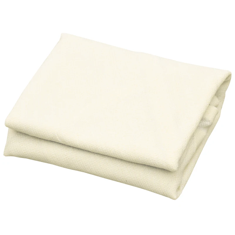 Outsunny Voile d'ombrage Triangulaire Grande Taille 6 x 6 x 6 m polyéthylène Haute densité résistant aux UV Coloris crème
