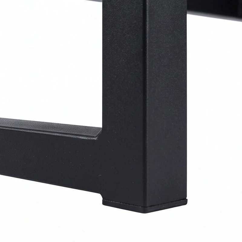 HOMCOM Tv-meubel voor tv's tot 55 inch, modern tv-lowboard met verstelbare planken, wit