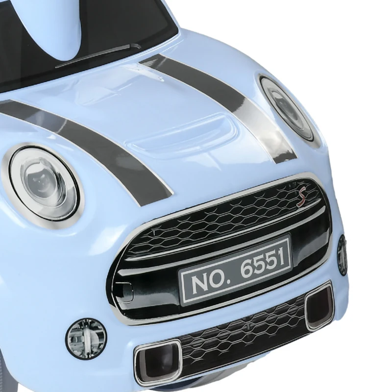 AIYAPLAY Foot To Floor Ride On Car Sliding Car w/ Air Horn, Anti-Over-Backwards, 18 to 36 Months - Light Blue