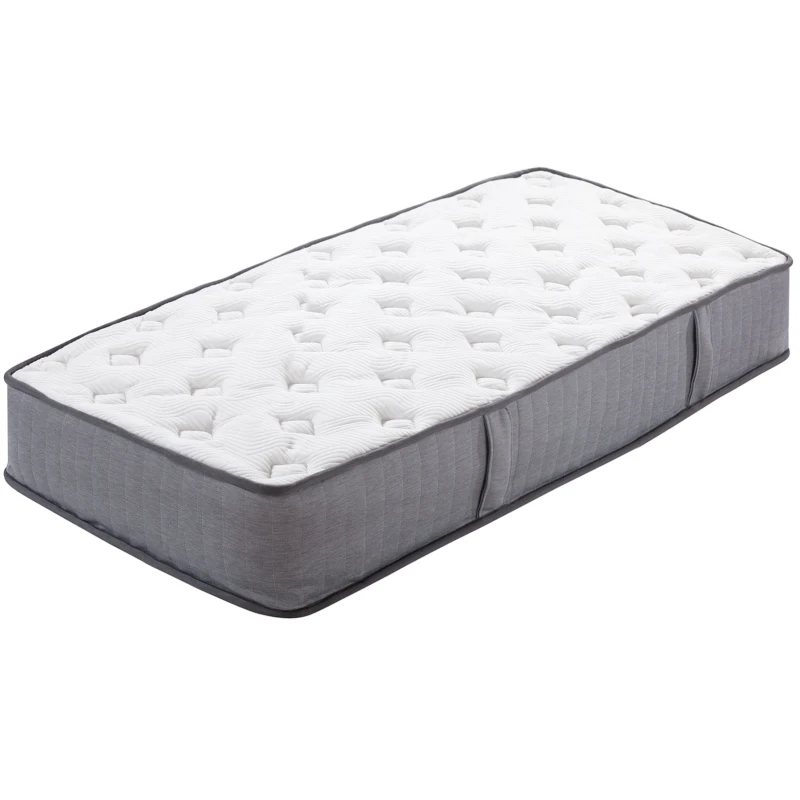HOMCOM Matras 90x200 cm 25,8 cm hoogte 7-zones ergonomisch met afneembare wasbare hoes