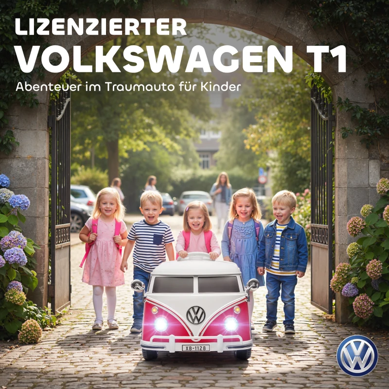 AIYAPLAY Elektrische kinderauto, 12V kinderauto met MP3, tweemotor, elektrische wagen met claxon, softstart, 89x49x41,5 cm, rood(m-4)