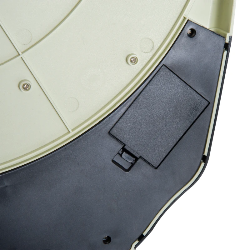HOMCOM Bersaglio Freccette Elettronico in Plastica con 6 Freccette, Effetti Sonori e Visivi, 44 x 50 x 3.2cm, Nero