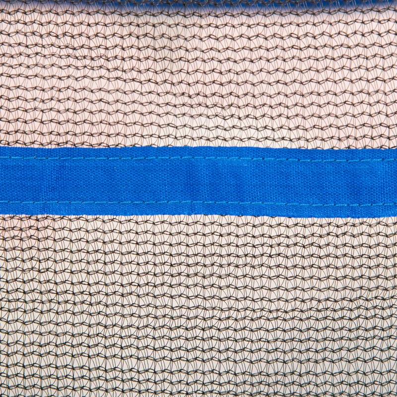 HOMCOM Kindertrampolin, mit Sicherheitsnetz, Randabdeckung, Stahlrahmen, bis 50 kg, 3-10 Jahre, blau, Ø160 x 163 cm