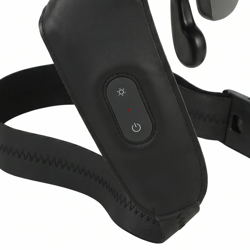 HOMCOM Cordless Neck Massager with Heat, Deep Tissue 4D Shiatsu Neck and Shoulder Massager for Car Home, Gifts for Men Women