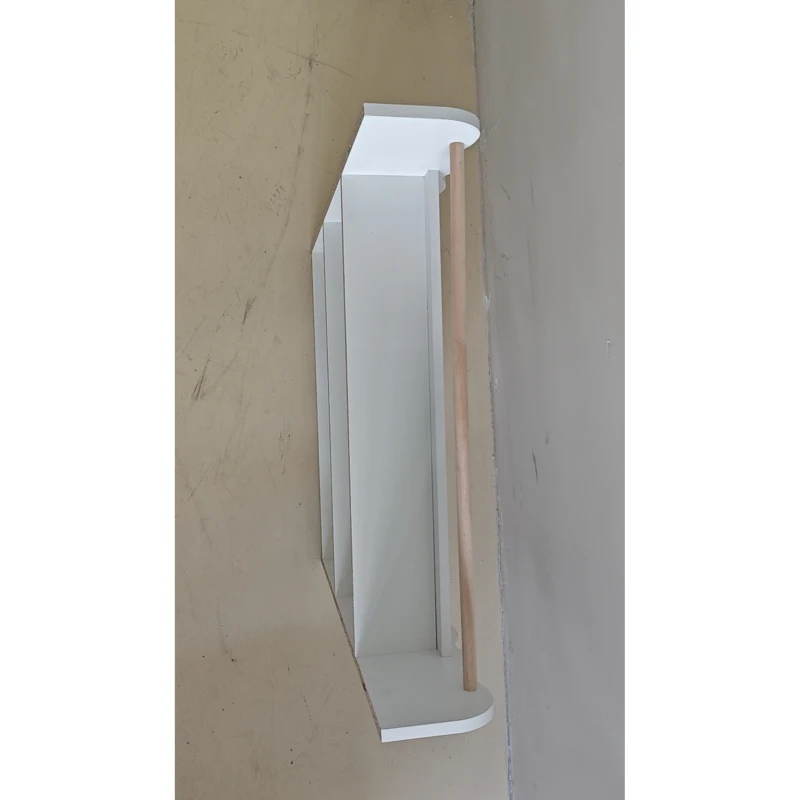 AIYAPLAY Estante Montessoriana para Crianças 3-8 Anos com 3 Prateleiras, 60x15x73 cm, para Quarto, Branco