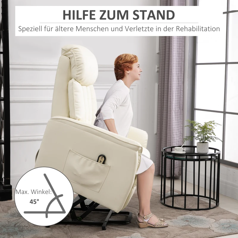 HOMCOM opstastoel 80 cm x 94 cm x 104 cm(m-5)