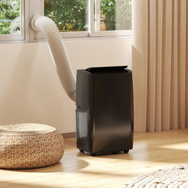 HOMCOM Portable Air Conditioner 12000 BTU BTU, 4-in-1 Air Conditioning Unit, Dehumidifier, Cooling, Fan, Child Lock, 35 m²