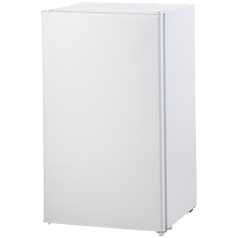 HOMCOM Réfrigérateur congélateur petit réfrigérateur 91 L étagères modulables design sous-comptoir 47,5 x 44,2 x 84 cm blanc