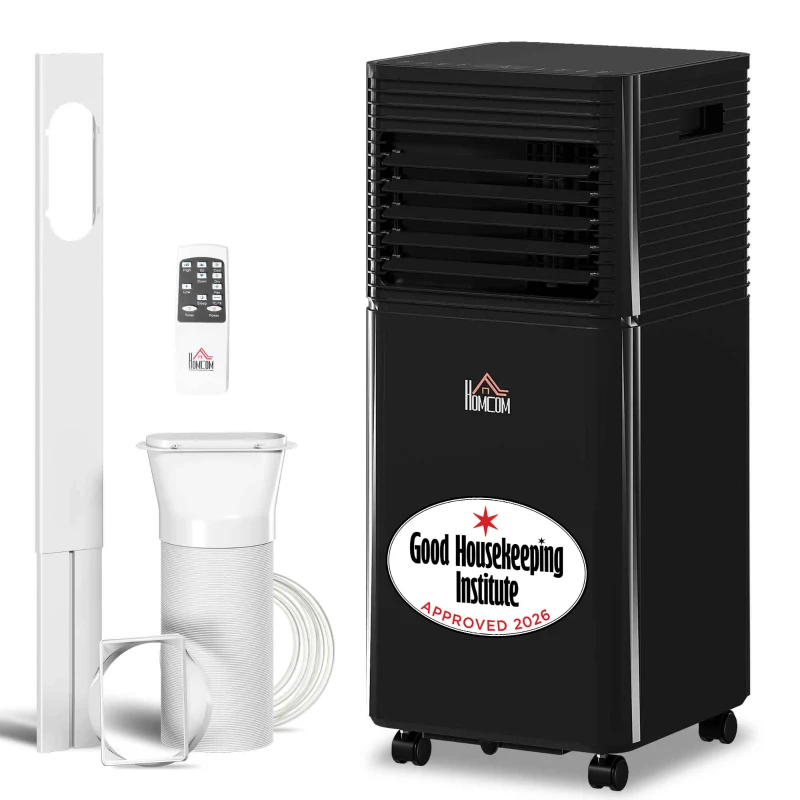 HOMCOM 5000 BTU 4-In-1 Portable Air Conditioner Unit for Room up to 18m², Good Housekeeping Institute Approved
